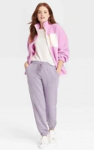 Universal Threads Pink Sherpa Jacket