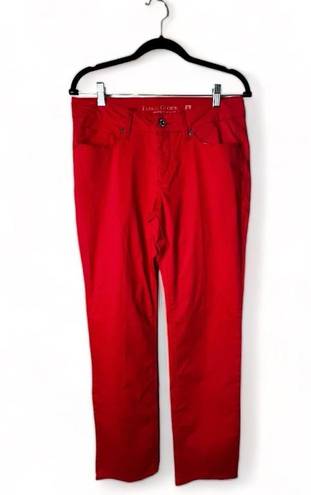 Faded Glory - Red Straight Leg Jeans - Sz. 8A