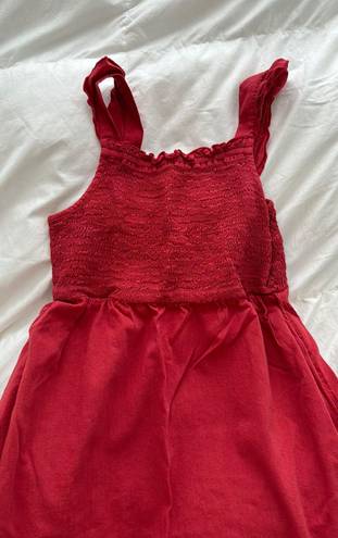 Old Navy Big Girl’s Red Sun Dress