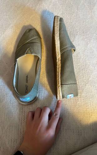 Toms Green Slip-On Shoes