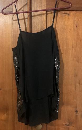 Madison Marcus Black Sequin Top