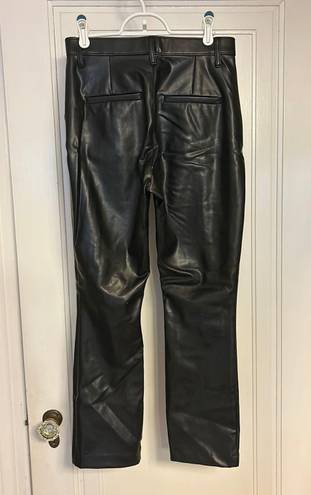 Abercrombie & Fitch High Rise Vegan Leather Split Pants