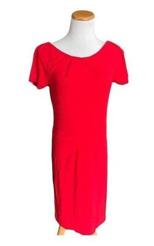 Kensie Womens  Pretty Red Statement Sheath Dress - Sz M