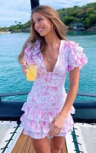 Brunch Club Floral Dress Pink