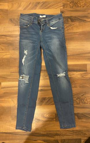 Ymi Distressed Skinny Jeans