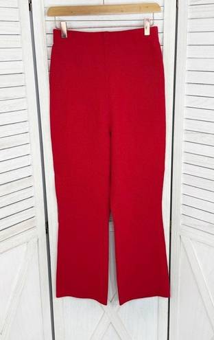 Tuckernuck  Compression Knit Ashford Pants Red Small Crop Pull On