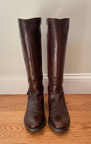 Garnet Hill Brown Leather Riding Boots