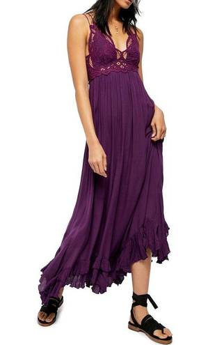 Free People  One Adella Maxi Slip plum