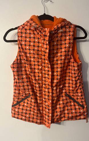 Oleg Cassini SPORT Women’s Full Zip Fleece Lined Drawstring Hooded Vest Small