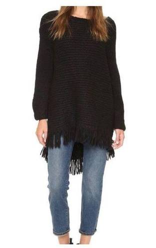 Elizabeth and James  black fringe sweater/dress