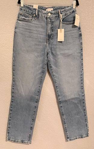 Good American NWT  Good Vintage Straight Leg Jeans Blue942 Color Size 6