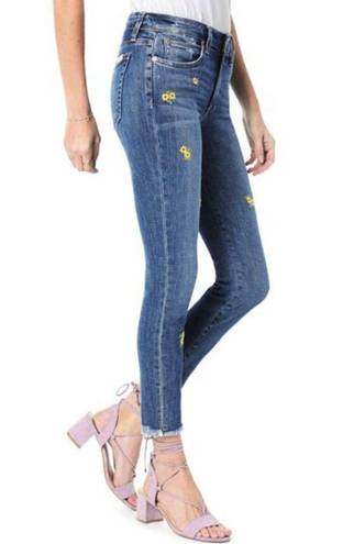 Joe’s Jeans Joe's Jeans The Icon Skinny Crop Brooklynn Daisy High-Rise Floral Distressed 24