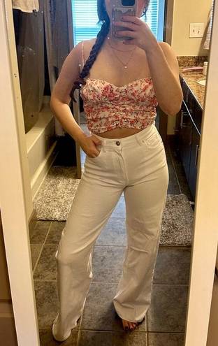 H&M White Jeans