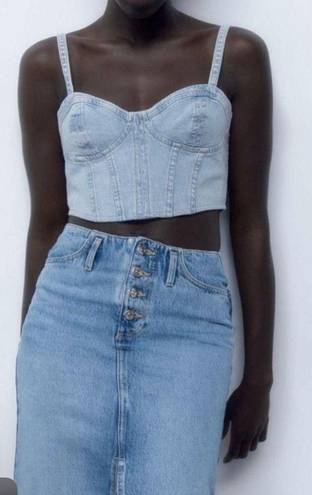 ZARA Jean Top