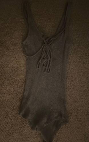 Wishlist Grey Sweater Bodysuit