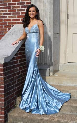 Sherri Hill Blue Gown