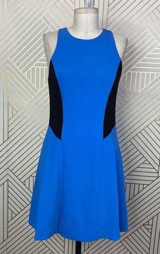 Rag and Bone  Adeline Colorblock Fit & Flare Dress in Blue & Black Size US 4