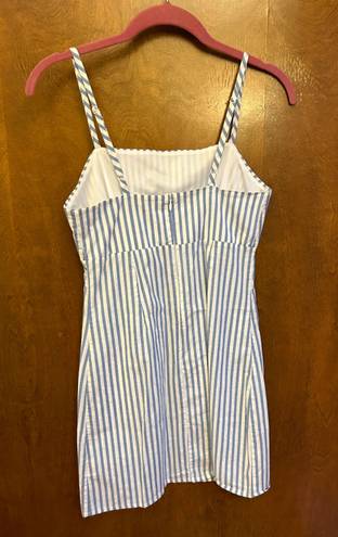PacSun Blue and White Striped Dress