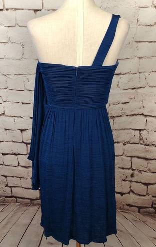 Tracy Reese  Cobalt Blue Ruched Draped Dress