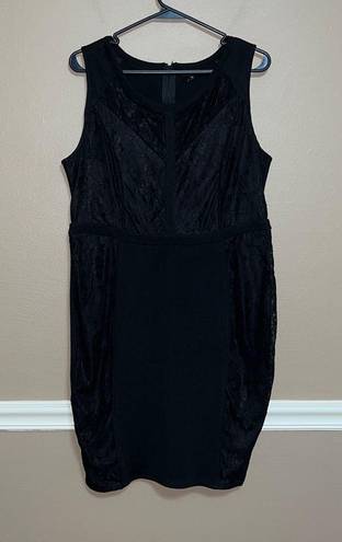 Torrid Women’s Plus  Black Lace knee length dress