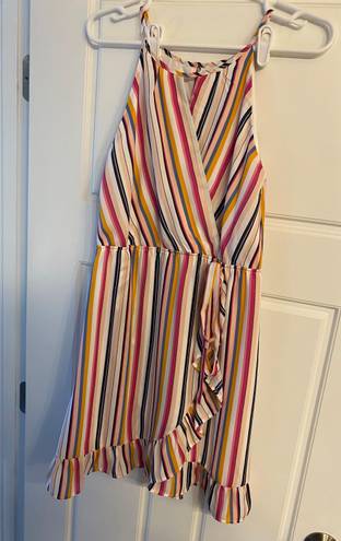 Francesca's NWT Multi-Color Stripe Dress