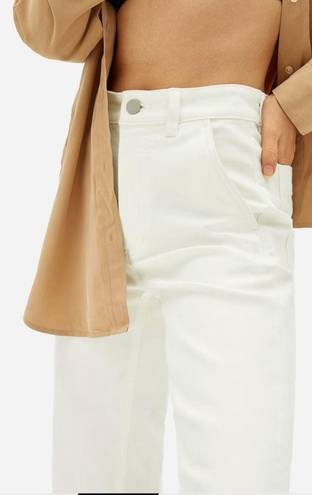 Everlane  Sandstone High Rise The Straight Leg
Crop Short Jeans Pants