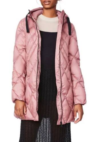 Bernardo pink jacket coat quilted puffer women’s winter outerwear putty pink