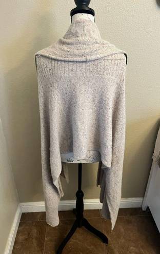 Brochu Walker  Oatmeal Sweater Wrap Knit Vest Size S