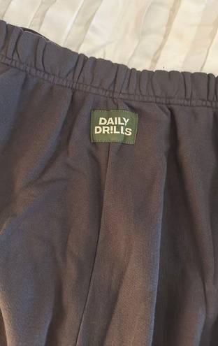 Daily Drills Sweat Shorts in Vintage Black