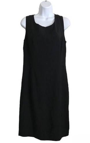 Talbots Classic Black Sheath Dress Sleeveless Size 10 “Excellent”
87% Wool