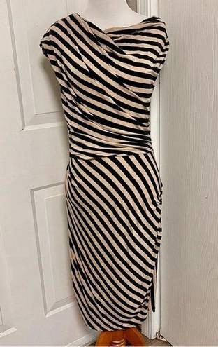 Bordeaux  Striped Dress