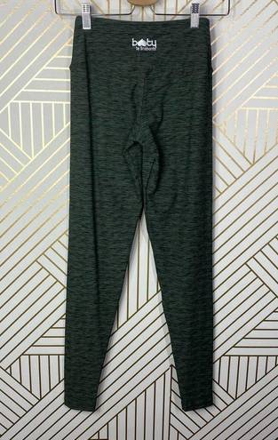 Booty By Brabants  Olive Green Spacedye Marled Leggings One Size