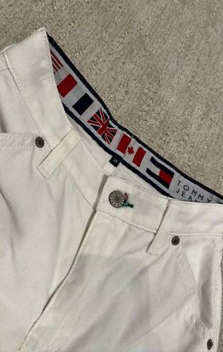 Tommy Hilfiger White Denim Skirt