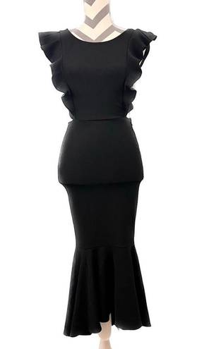 Saints + Secrets NWT -  Black Cut-out Dress - Size S