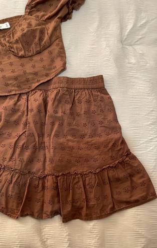 Hollister Two Piece Skirt Set