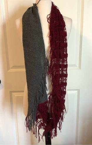 Icing fringe infinity scarf