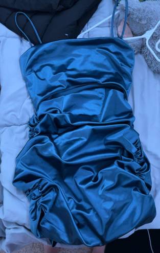 Windsor Blue  Cut Out Dress