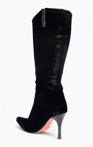 Donald Pliner Donald J. Pliner ✦ Black Velvet Tall Knee High Boots