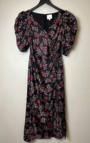 Cinq à Sept  Daisy Kacy Faux Wrap Midi Dress size 4