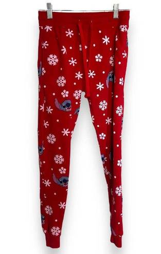 Disney  Lilo & Stitch Womens Pajama Top & Sweatpants Christmas Winter XXL XS