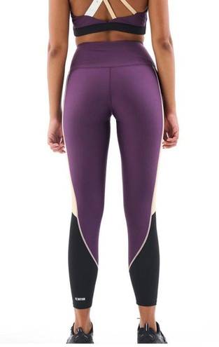 Pennant P.E. Nation Maximise Legging in Purple  Colorblock- Size Small