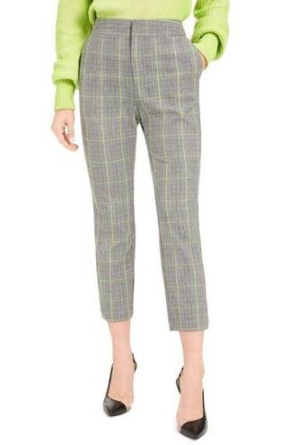 Bar III Becca Tilley x  Plaid Tapered-Leg Pants 6