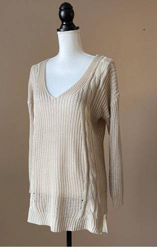 Wishlist  | Tan Knit Cross Back Sweater Sz S/M