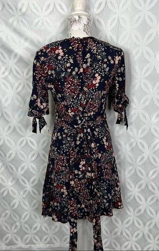 Jessica Simpson  Womens Size S Floral Brooklyn Tie Up Button Mini Dress NWT