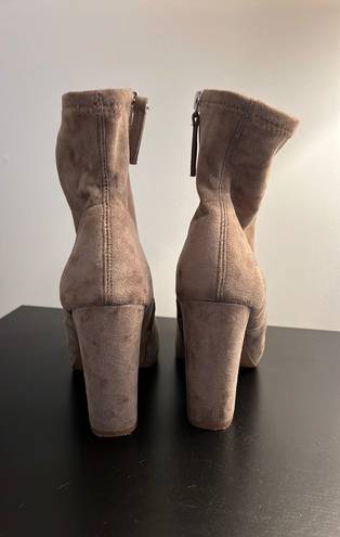 Steve Madden Echo Suede Sock Booties