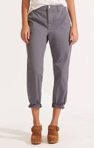 Veronica Beard  Ayla Chino High Rise grey jeans pants slate