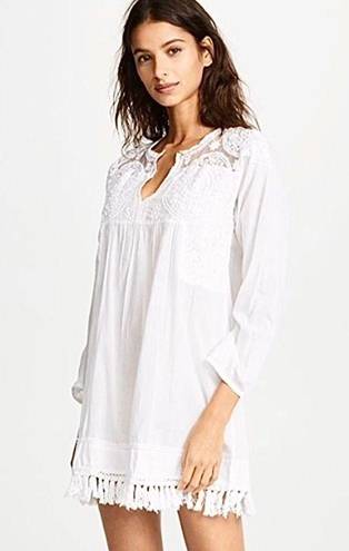 PilyQ New.  Water Lily White tunic. XS/S Regularly $134