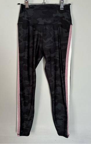 Spiritual Gangster Intent Eco Jersey High Waist Legging Camo Stripe Small