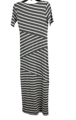 LA Made  Grey Stripe Maxi Small New