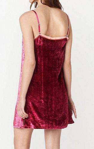 Marc Jacobs NWT  Pink Velvet Slip Dress